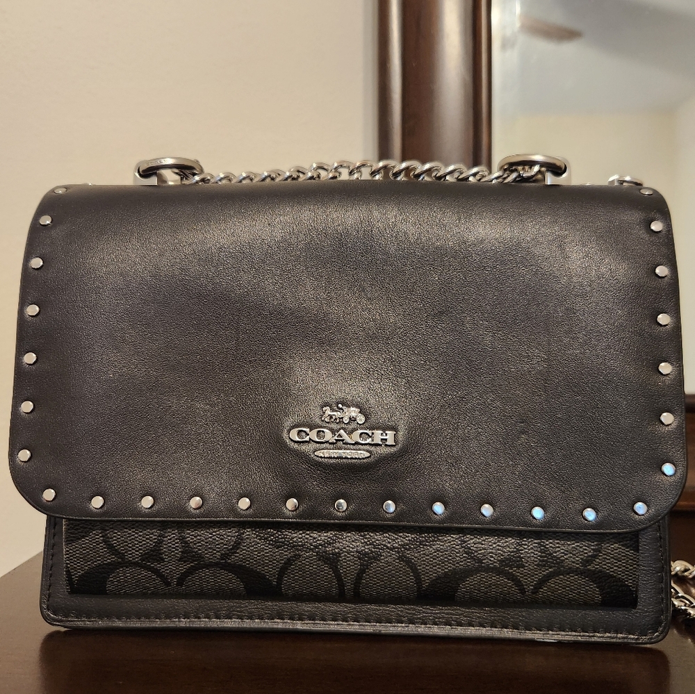 Coach Parker 18 With Rivets In Signature Canvas - Picture 6 of 13